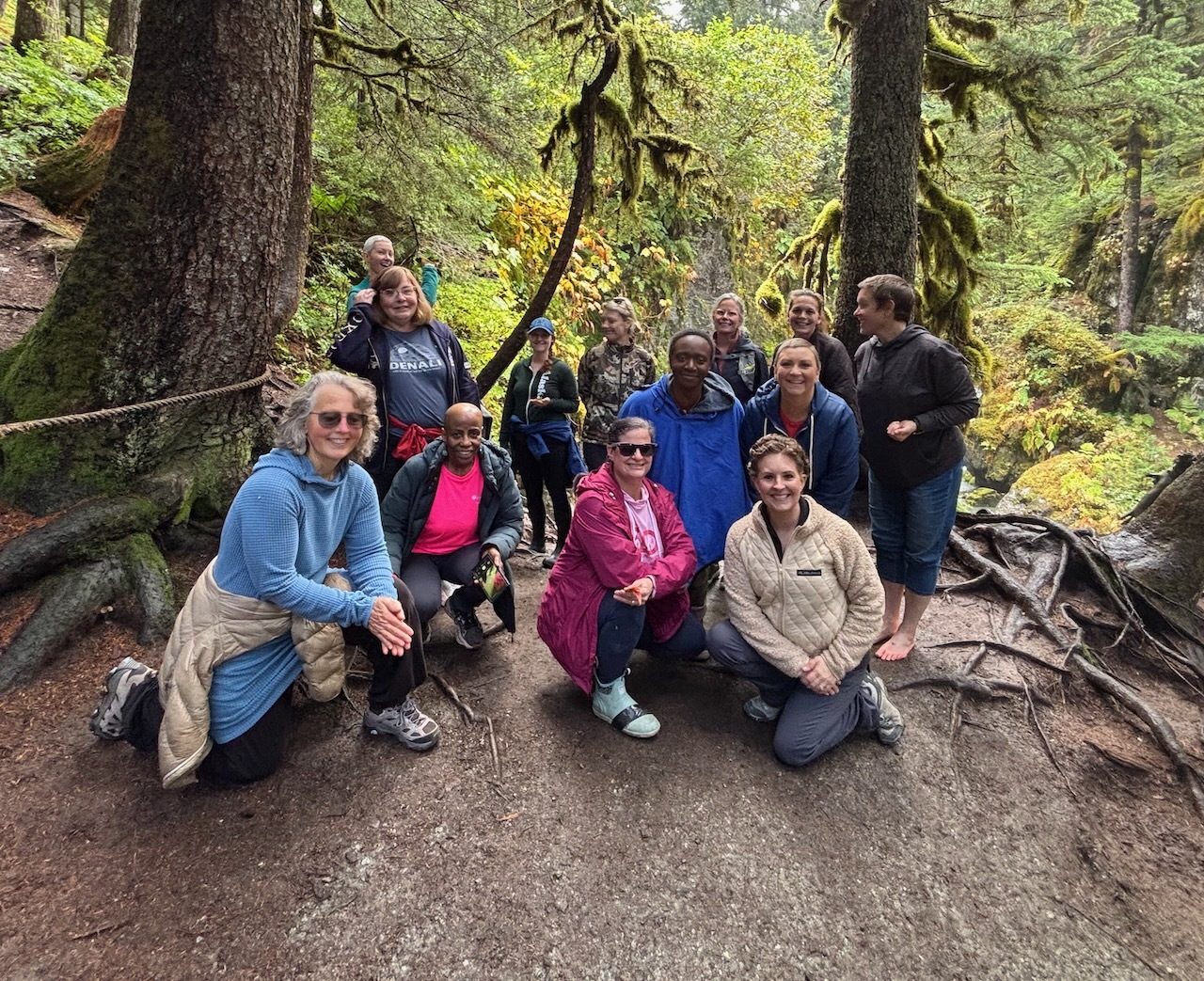 Women attending the 2025 Girdwood retreat